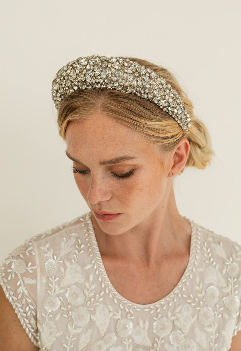 The Helena Hairband - Silver