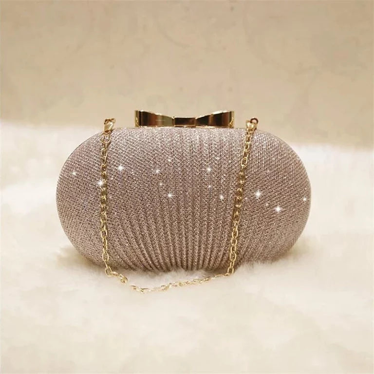 The Golden Shell Clutch