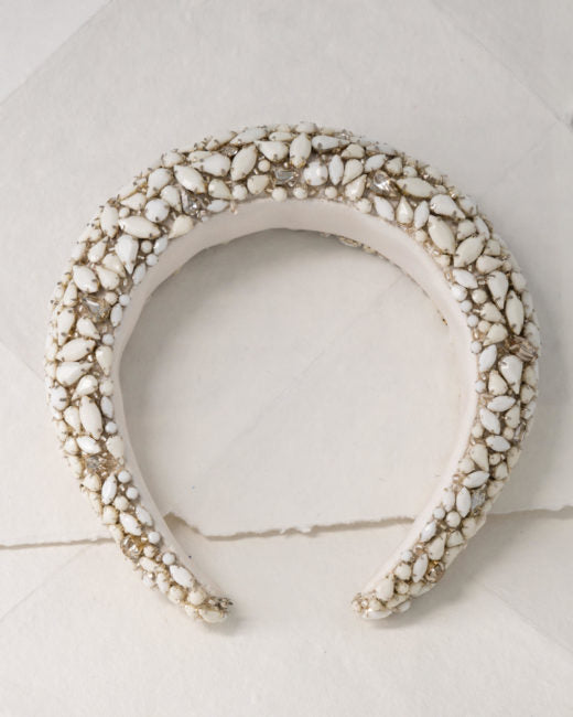 The Helena Headband - White